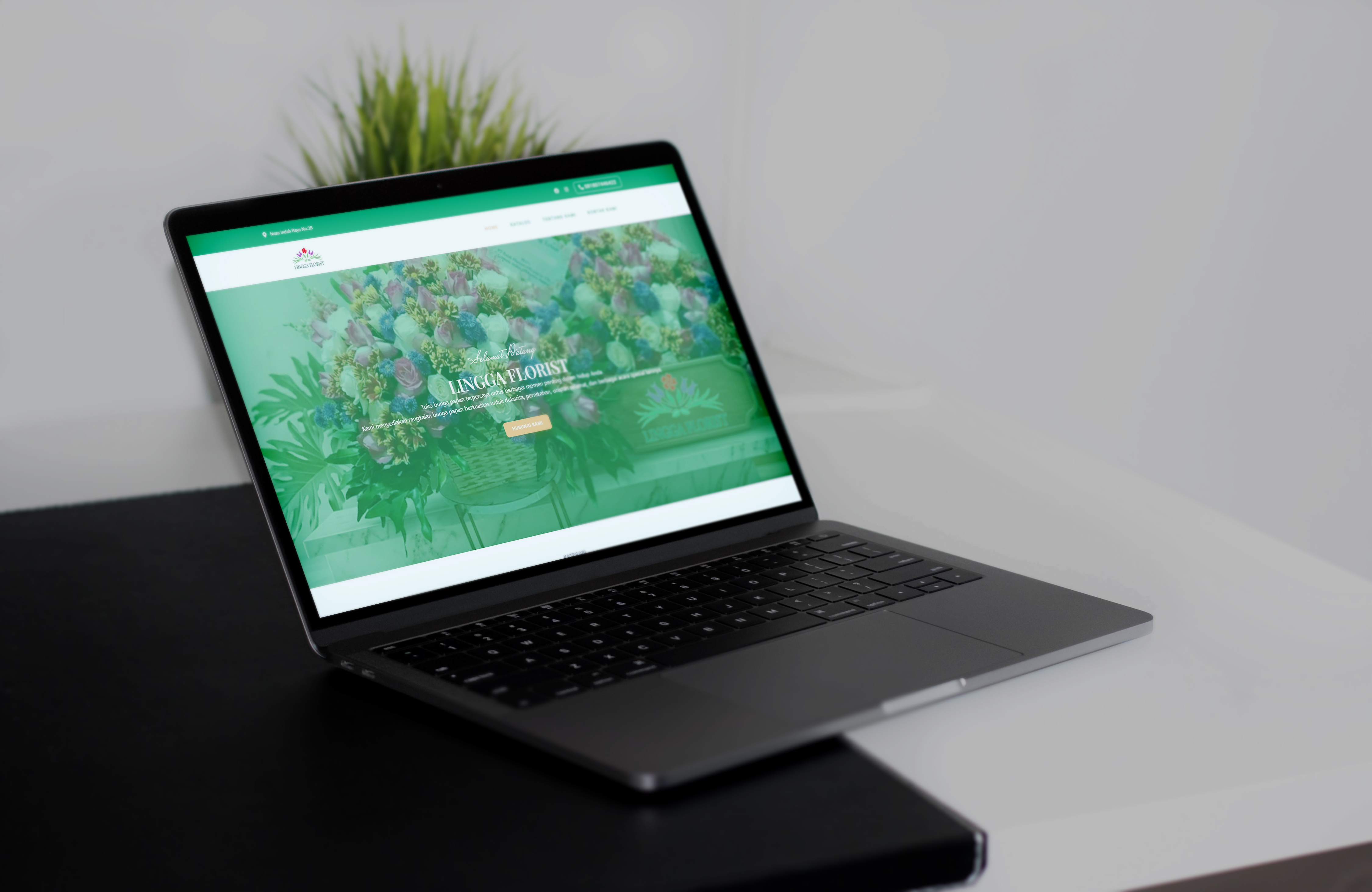 Lingga Florist store website